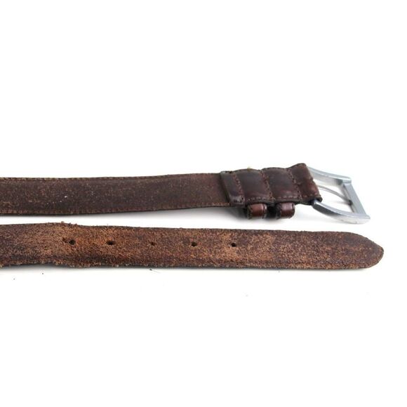 Eddie Bauer BROWN GENUINE LEATHER 1 1/4"Wd CASUAL DRESS MEN'S BELT Sz 38 (74M - Picture 13 of 13